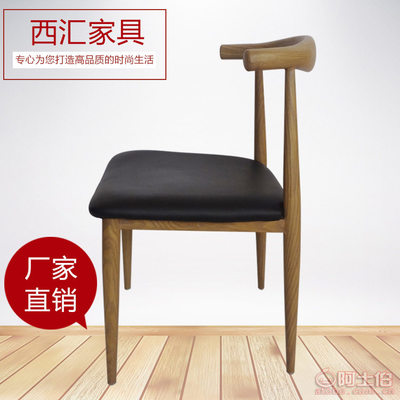 【西汇供应铁艺牛角椅咖啡厅桌椅复古主题西餐厅火锅城美食城餐桌椅批发XH-001】霸州市王庄子乡西汇家具厂 - 产品库